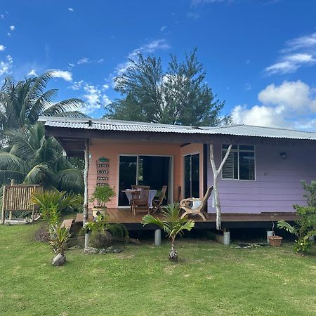 Bungalow Chez Josi, Bord De Mer Prive Tevaitoa Bagian luar foto